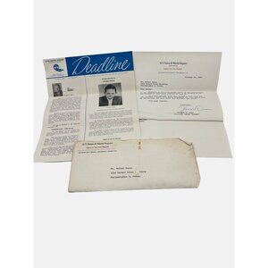 1961 U.S. News & World Report and Eastern Industrial Advertisers Correspondence